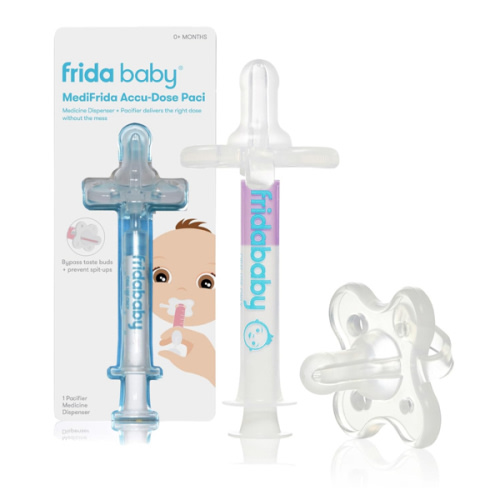 Frida Baby Medicine Pacifier Syringe, Accu-Dose Paci, Medi Frida Dispenser for Mess & Fuss Free Use, Made in USA