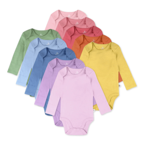 10-Pack Organic Cotton Long Sleeve Bodysuits | Honest Baby Clothing