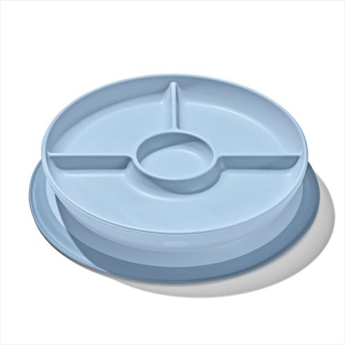 OXO Stick & Stay Suction Divided Plate - Dusk