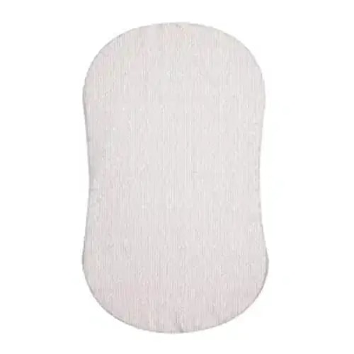 HALO Bassinest Fitted Sheet – Soft Fitted Bassinet Sheet for Baby – 30” x 16” Pre-Shrunk 100% Cotton Crib Sheet – Breathable Bedtime Sheet for Babies, Herringbone