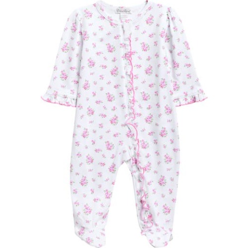 Ruffle Pima Cotton Footie