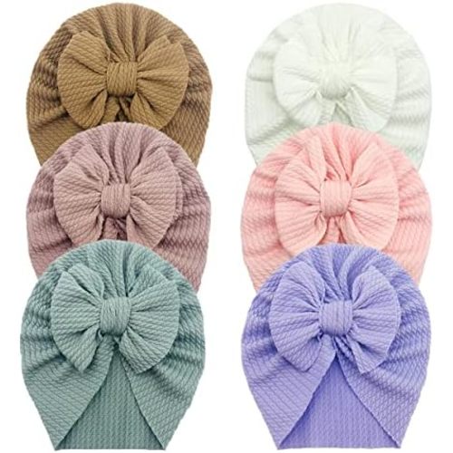 Baby Turban Newborn Baby Girl Hospital Hat Nursery Beanie Headwrap Bohemia Donuts Cap