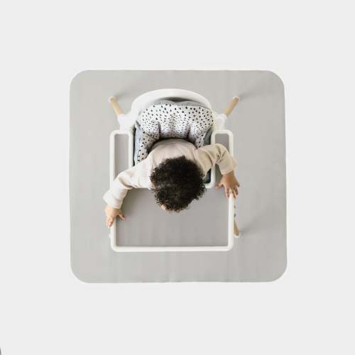 Large Silicone Splat Mat - Stone Grey