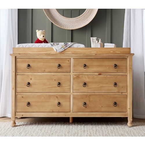 Aspen 6-Drawer Dresser & Topper Set (56w x 19d")