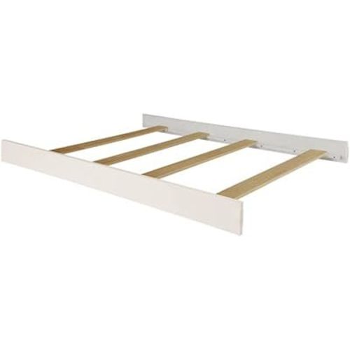 Full-Size Conversion Kit Bed Rails for Baby Cache Convertible Cribs - Solid Wood Rail - Toddler and Adult Bed Rail for Full-Size Beds - Essential Nursery and Baby Furniture (White)