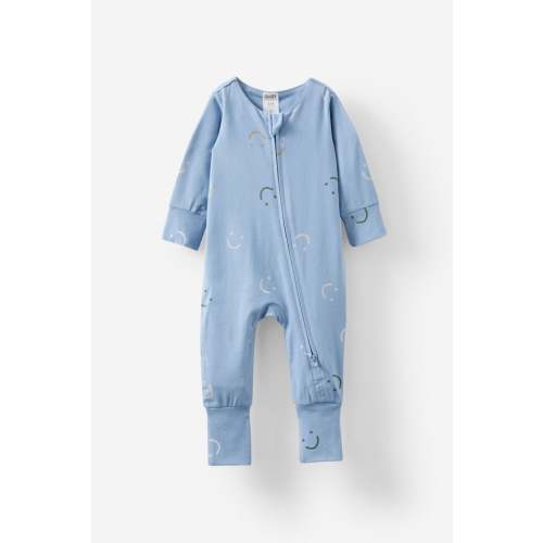 The Billie Long Sleeve Zip Romper