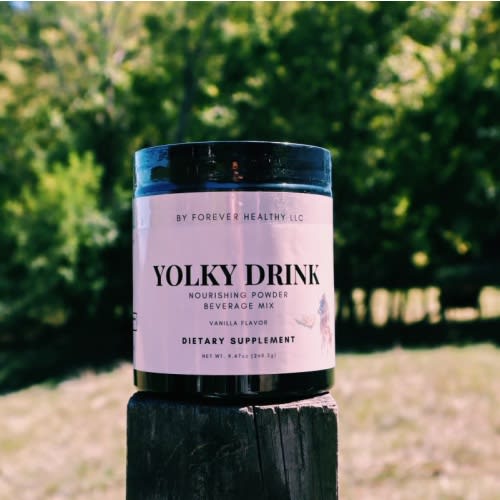 The Yolky Drink™ (grass-fed colostrum & egg yolk drink mix)