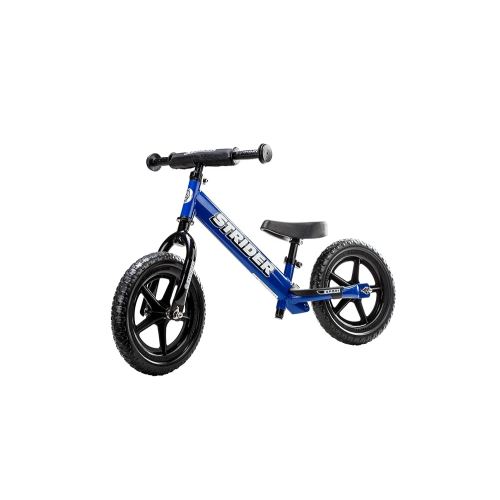 Strider 12” Sport Bike - No Pedal Balance Bicycle for Kids 1 to 4 Years - Includes Safety Pad, Padded Seat, Mini Grips & Flat-Free Tires - Tool-Free Assembly & Adjustments