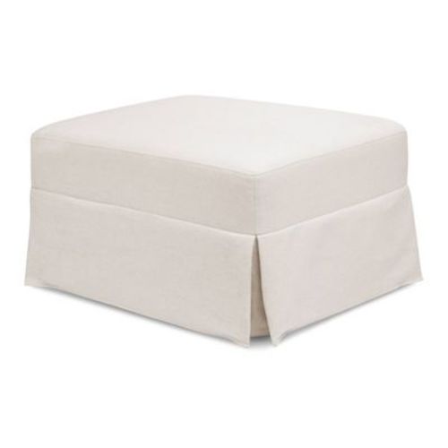 Namesake Crawford Gliding Ottoman - Performance Cream Eco-weave