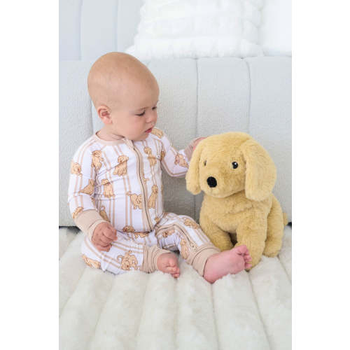 Convertible Zip Romper in Ruff Life | Caden Lane