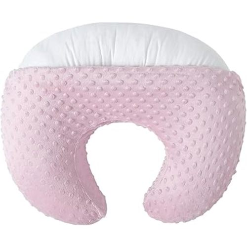 Nursing Pillow and Positioner for Breastfeeding, Ultra Soft Baby Breastfeeding Pillows for More Support for Mom and Baby, with Premium Removable Cover (Blushing Bride)