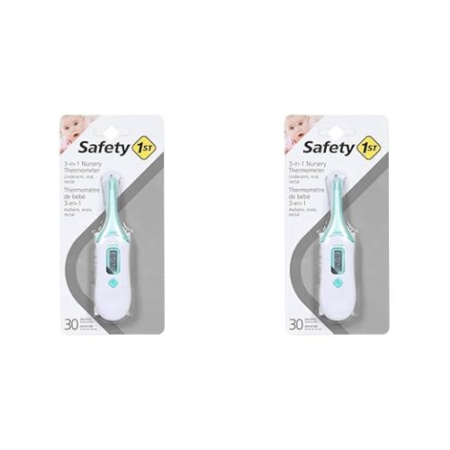 Safety 1st 3-in-1 Nursery Thermometer, Analog (Pack of 2) - 1 Count (Pack of 2)