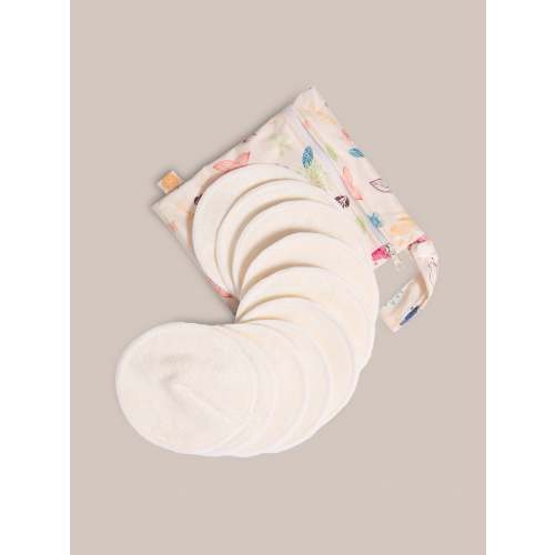 Organic Bamboo Reusable Nursing Pads | Ivory