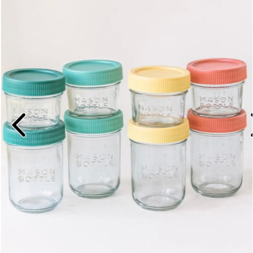 Breastmilk Storage Jar Set – Mason Bottle