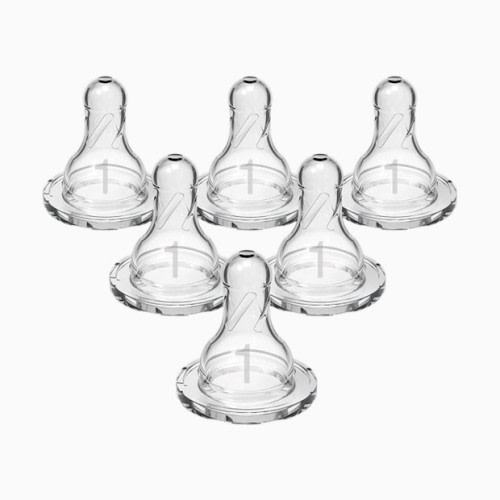 Narrow Nipple (6 Pack) - Clear