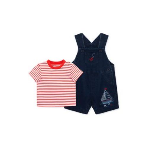 Baby Boys Sailboat Shortall Set