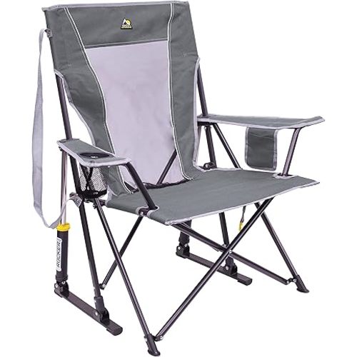 GCI Outdoor Comfort Pro Rocker Outdoor Rocking Chair with Beverage Holder