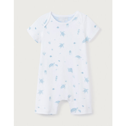 Organic Cotton Under The Sea Shortie (0-3 Months)