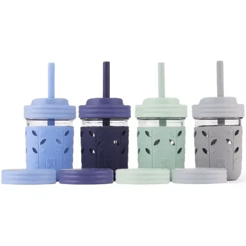 8oz Glass Mason Jar Drinking Tumblers + Food Storage