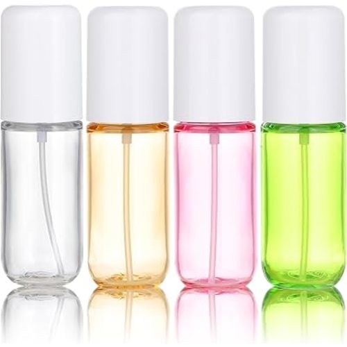 Travel Spray Bottles 1.35oz/40ml Fine Mist Empty Spray Bottles Mini Refillable Plastic Travel Bottle Set for Traveling and Outgoing