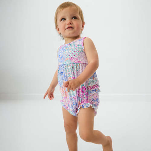 Doodle Blooms Bubble Romper