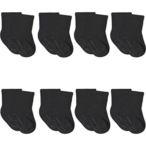 Gerber Baby 8-Pack Wiggle-Proof Jersey Crew Socks