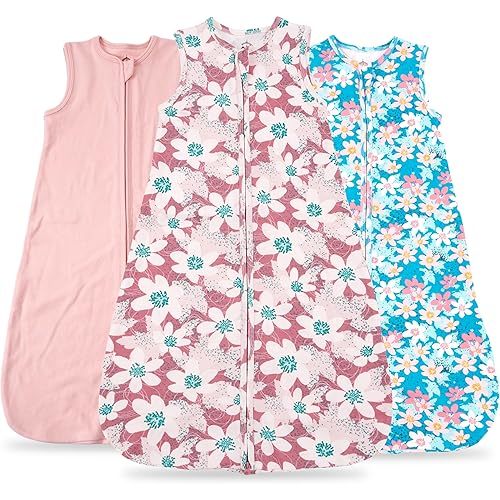 Sleep Sack Newborn Essentials, 100% Organic Cotton, 0.5 TOG Toddler Sleep Sack, 2-Way Zipper