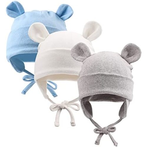JANGANNSA Winter Baby Newborn Hat Cotton Baby Boy Beanie Autumn Infant Girls Hats New Born Hospital Bonnet