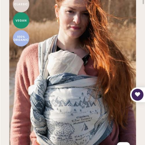 Realm of Middle-earth Ink Baby Wrap