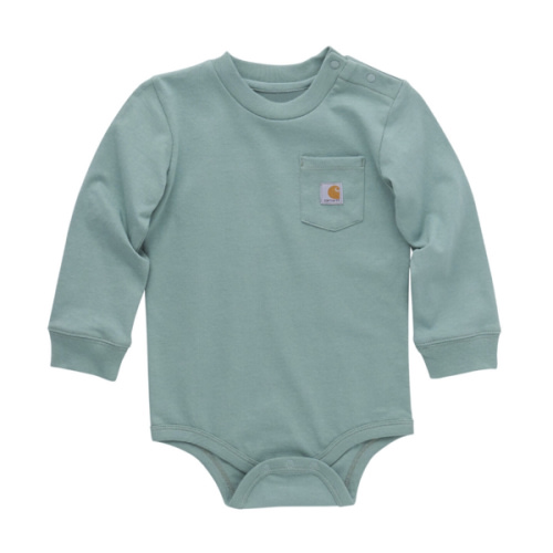 Carhartt Infant Boys' Solid Pocket Long Sleeve Onesie | Boot Barn