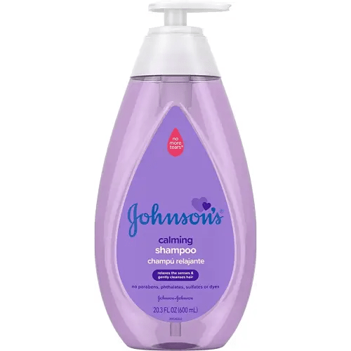 Johnson's Baby Calming Baby Shampoo with Soothing NaturalCalm Scent, Hypoallergenic & Tear-Free Baby Hair Shampoo, Free of Parabens, Phthalates, Sulfates & Dyes, 20.3 fl. oz