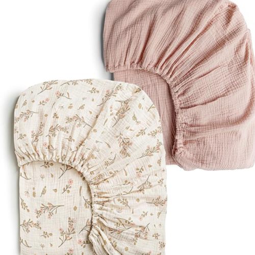 Muslin Fitted Crib Sheets 2 PCS – KONSSY