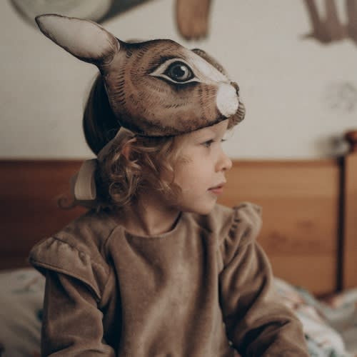 Rabbit Mask for Kids Ages 1 to 7ish Toddler Animal Costume - Etsy