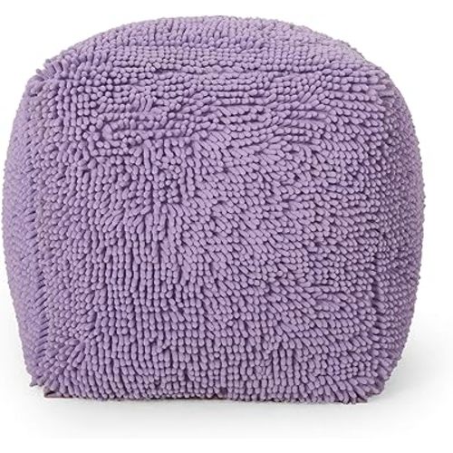 Christopher Knight Home Moloney Pouf, Lavender