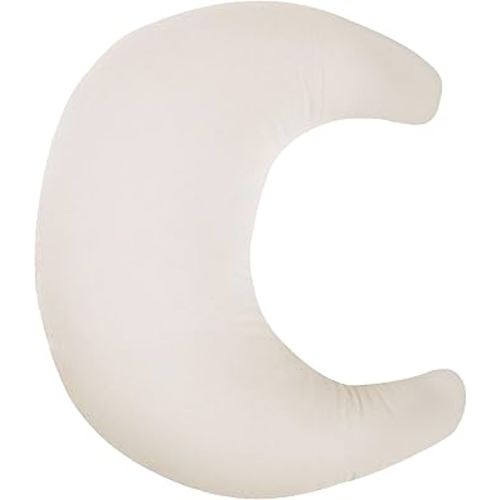 snuggle me Organic Nursing Pillow (New 2025 Design) | Bottle & Breastfeeding Pillow with Organic Cotton Cover & Fiberfill, Machine Washable Feeding Pillow, Newborn Essentials Must Haves (Natural) - v2