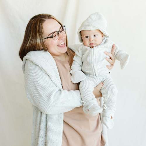 KNIT HOODIE | SHELL – goumikids