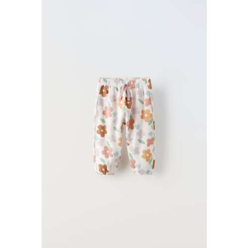 PLUSH FLORAL PANTS