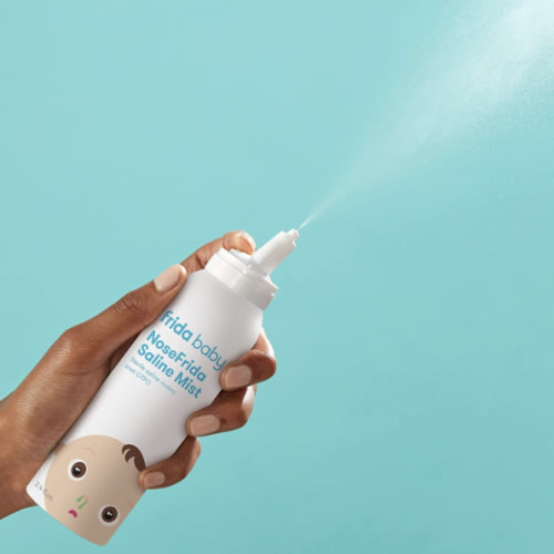 NoseFrida Saline Mist by Frida Baby Saline Nasal Spray to Soften Nasal Passages for Use Before NoseFrida The SnotSucker