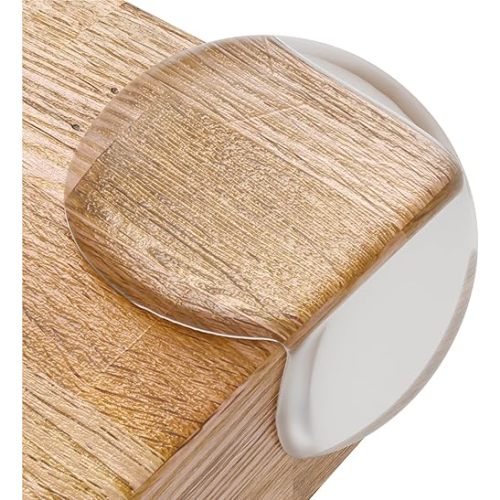 Corner Protector for Baby, Protectors Guards - Furniture Corner Guard & Edge Safety Bumpers - Baby Proof Bumper & Cushion to Cover Sharp Furniture & Table Edges - Clear and Transparent - (24 Pack)