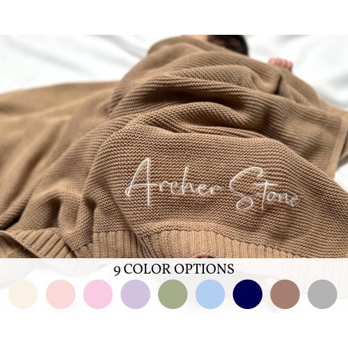 Personalized Baby Blanket, Embroidered Baby Name on Blanket, Custom Babys First Blanket, Newborn Blanket Keepsake, Unique Baby Shower Gift
