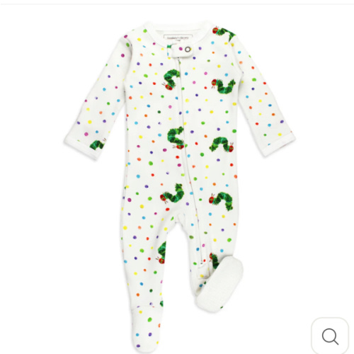 Caterpillar | Organic Zipper Footie – L'ovedbaby