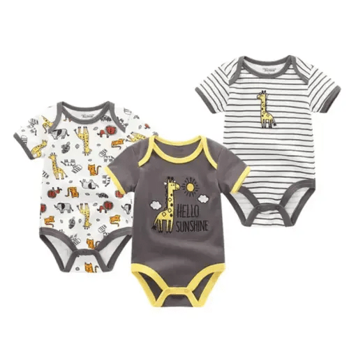 3 Newborn Onesies - Hazel & Bo
