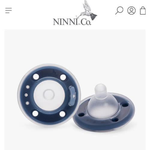 Ninni Pacifier Blueberry 2 Pack