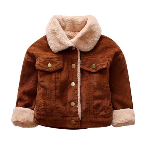 TAIAOJING Toddler Cute Jacket Solid Warm Coat Thick Baby Kids Winter Girls Cloak Clothes Boys Boys Coat Warm Outwear 6-12 Months