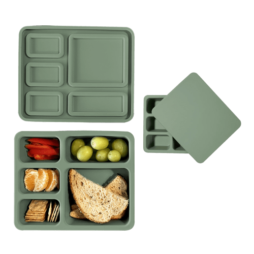 Silicone Bento Box Solid Sage Green
– Austin Baby Collection