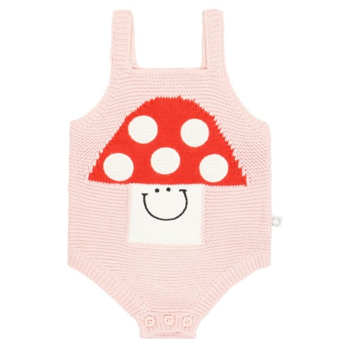 Baby cotton and wool romper