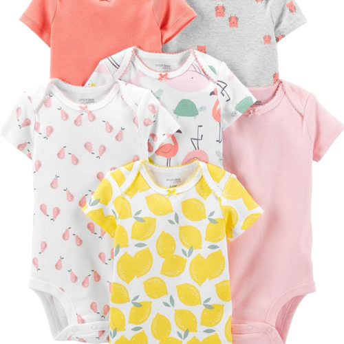 Simple Joys by Carter's Baby Girls' 6-Pack Sleeveless Bodysuit