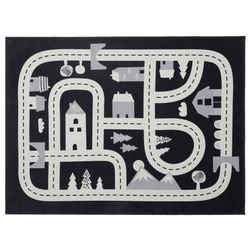 MARKKRYPARE Rug - dark gray 2 ' 5 "x3 ' 3 "