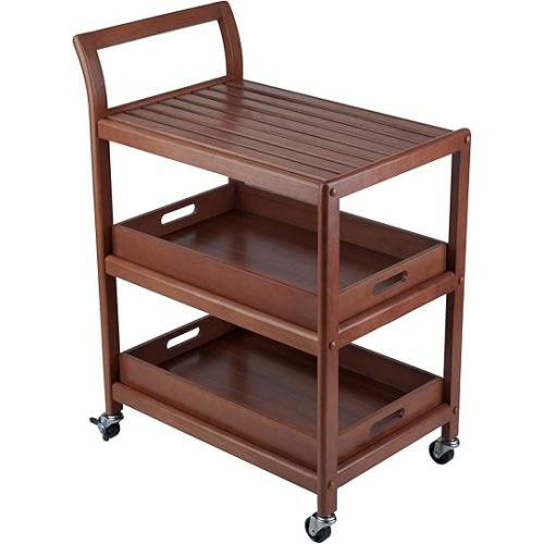 Winsome Albert Kitchen, 24.8x15.98x33.27, Walnut