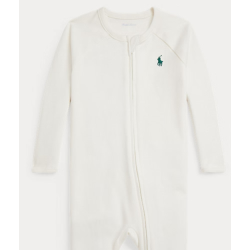 Cotton Interlock Footed Coverall